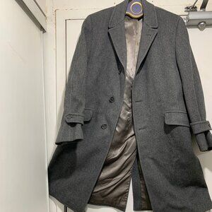 VINTAGE SIMPSON'S HEAVY WOOL TRENCH COATS SIZE 38/L